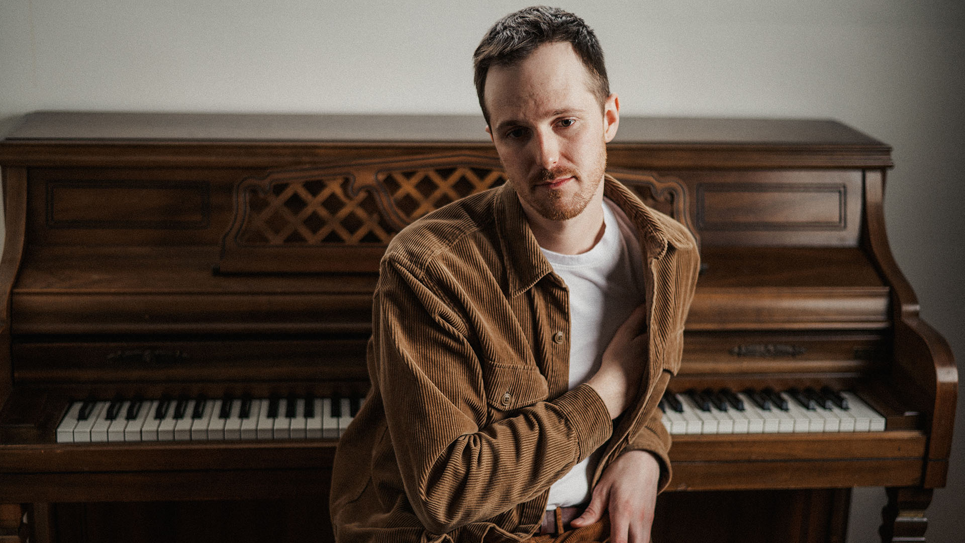 Marshall Jacklin at the piano.
